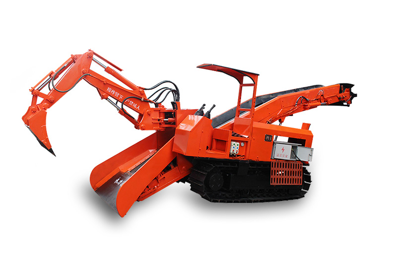 永力通隧道扒渣機加裝破碎錘，一機兩用更劃算