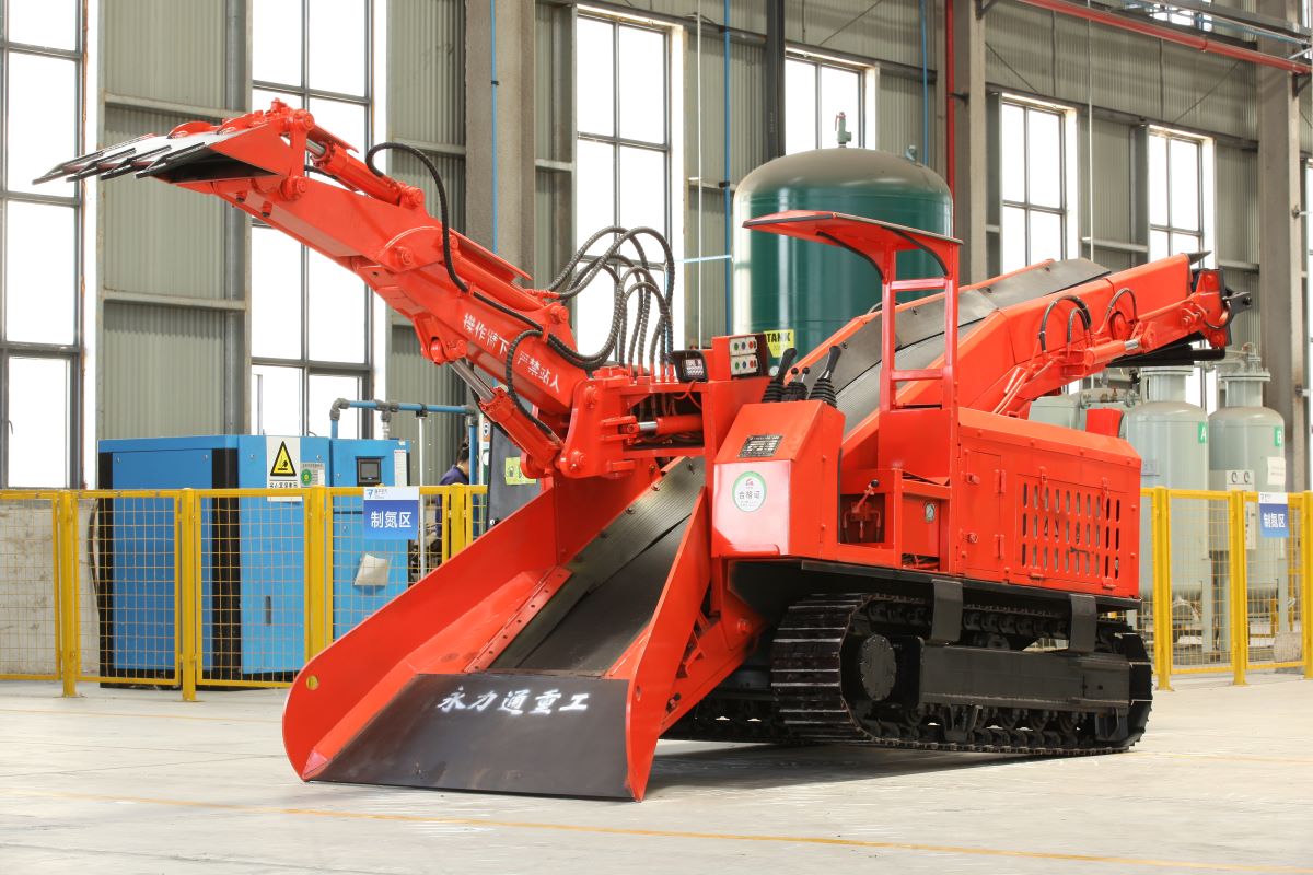 水電站井巷掘進，永力通井巷扒渣機立下汗馬功勞